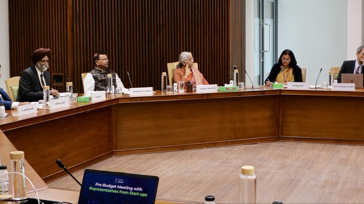 FM Sitharaman holds separate pre-Budget meeting with start-ups for the first time